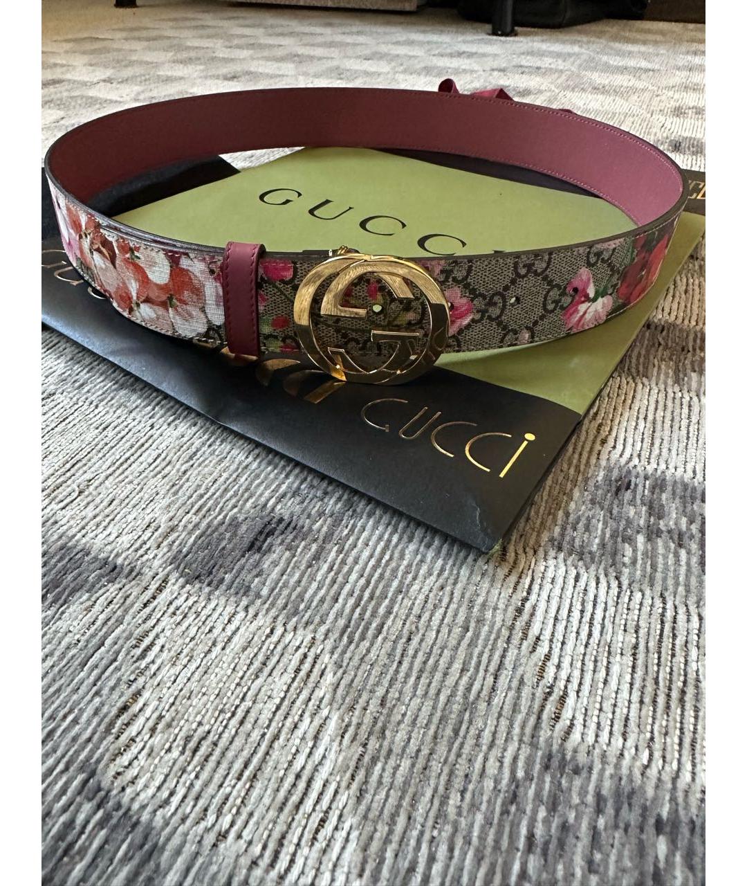 GUCCI Кожаный ремень, фото 2