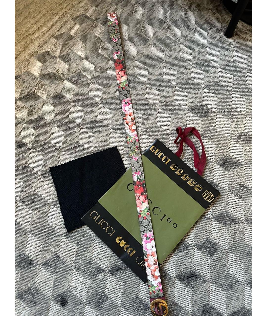 GUCCI Кожаный ремень, фото 3