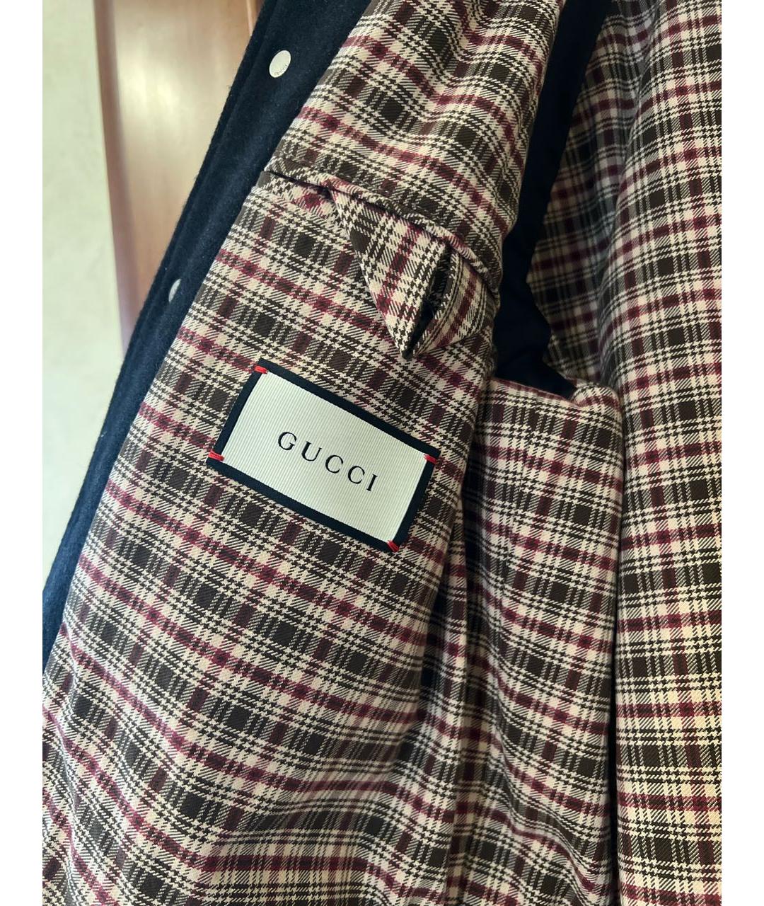 GUCCI Черная кожаная куртка, фото 4