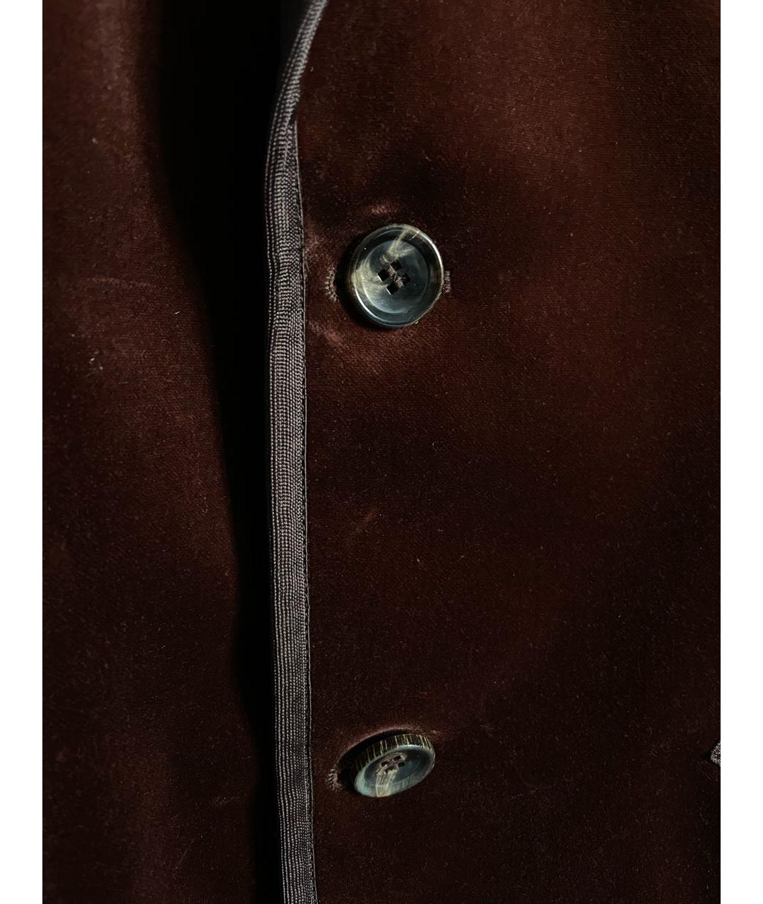 LOUIS VUITTON PRE-OWNED Бордовый хлопковый пиджак, фото 3