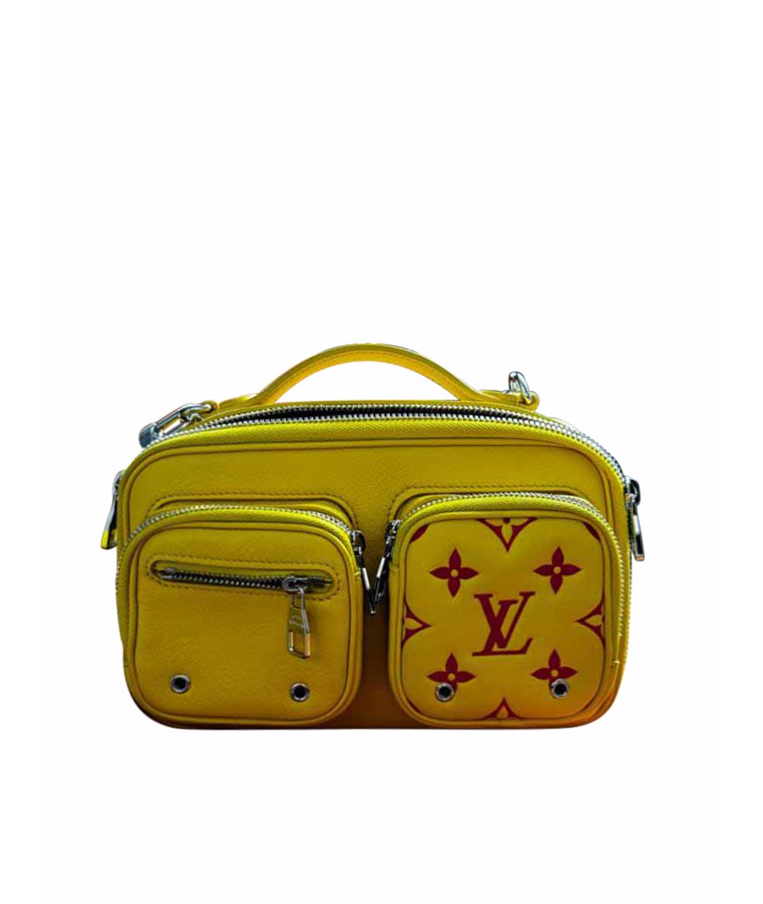LOUIS VUITTON PRE-OWNED Желтая кожаная сумка через плечо, фото 1