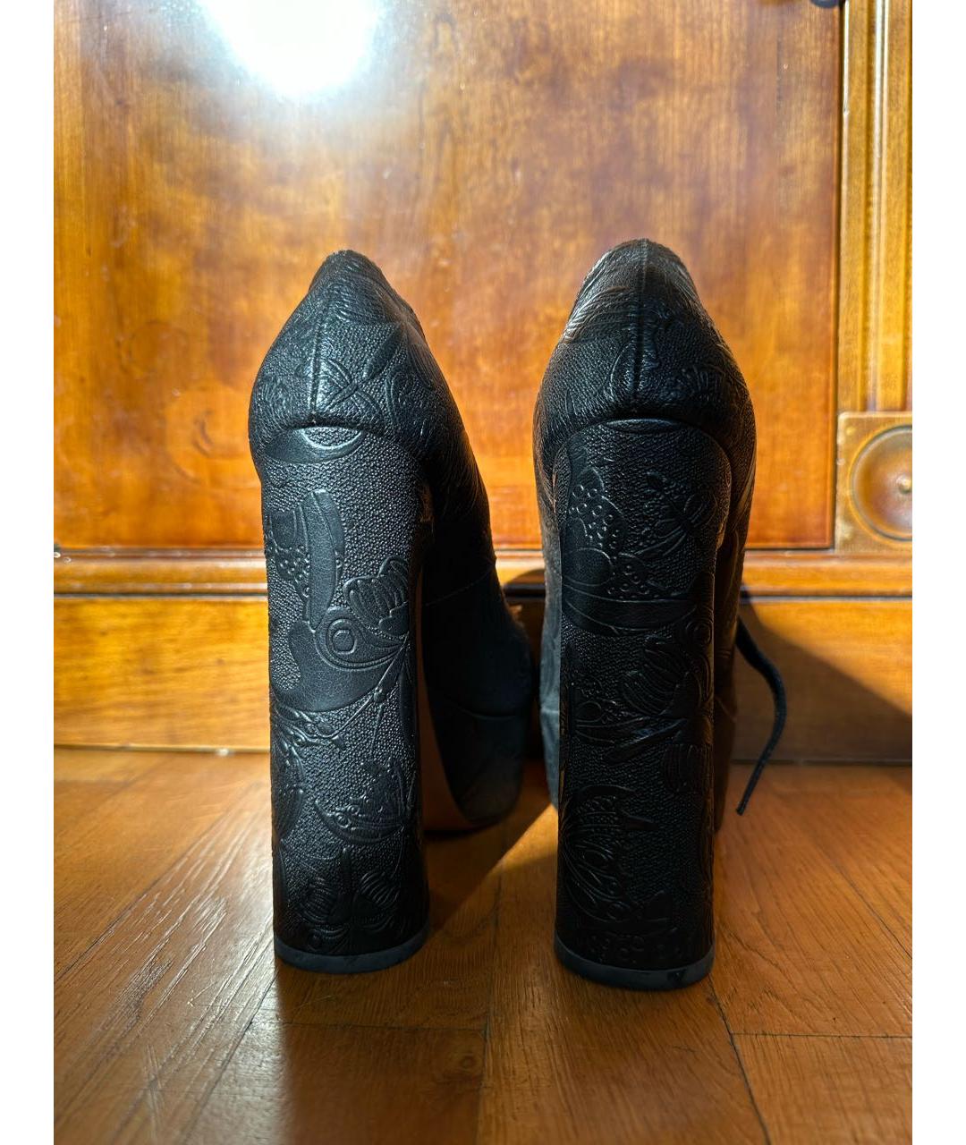 BOTTEGA VENETA Черные кожаные туфли, фото 7