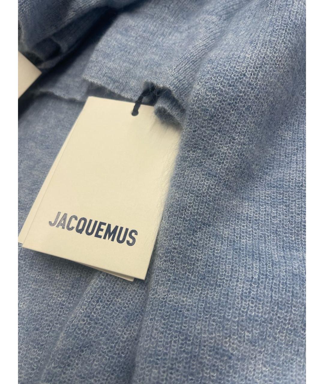 JACQUEMUS Голубой шерстяной джемпер / свитер, фото 4