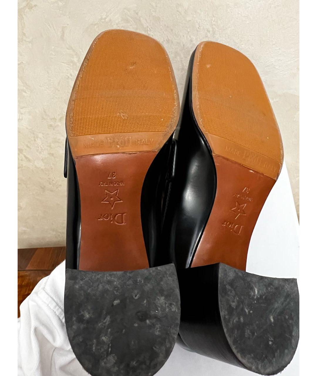 CHRISTIAN DIOR PRE-OWNED Черные туфли из лакированной кожи, фото 3