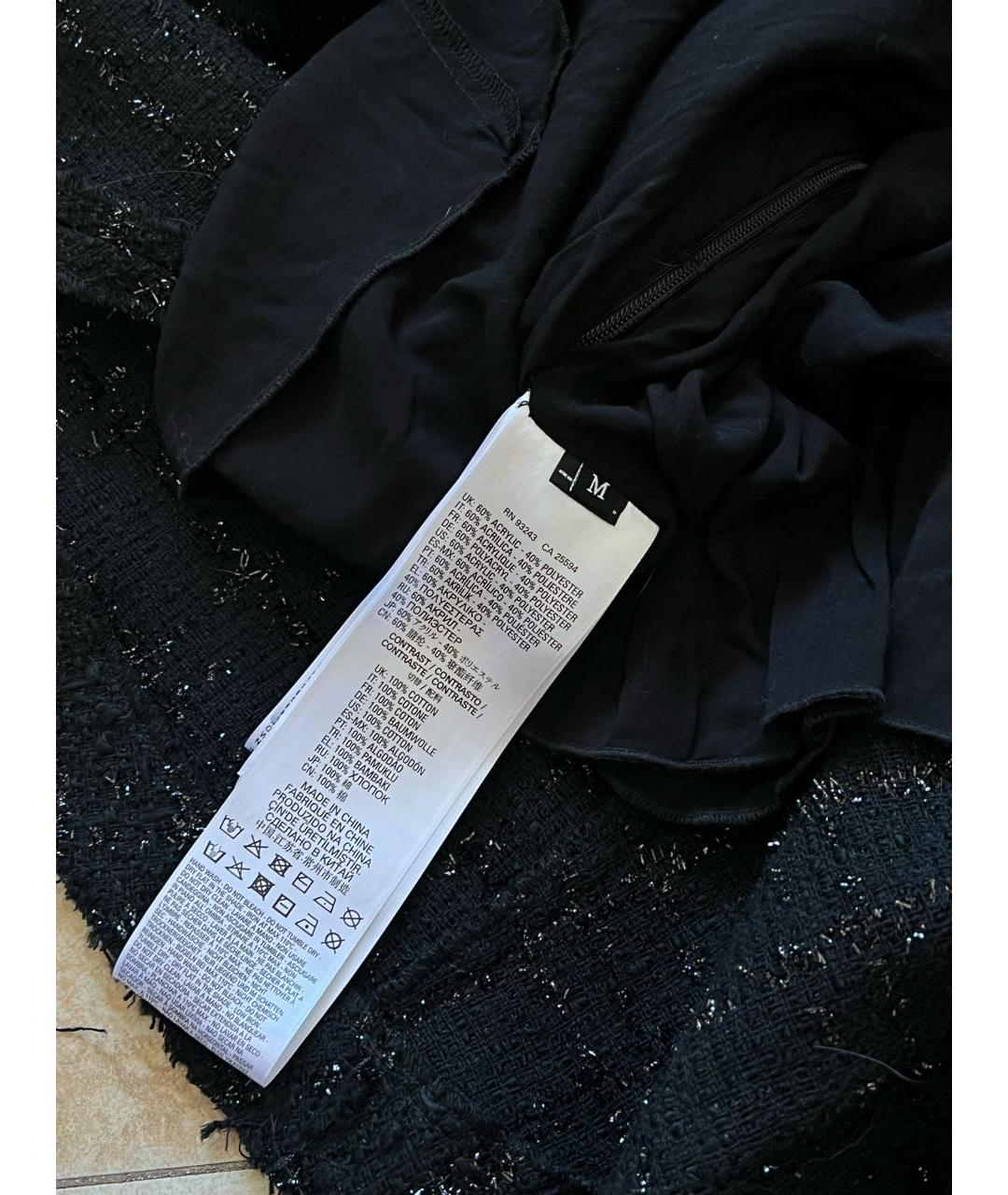 DIESEL Черное хлопковое повседневное платье, фото 4