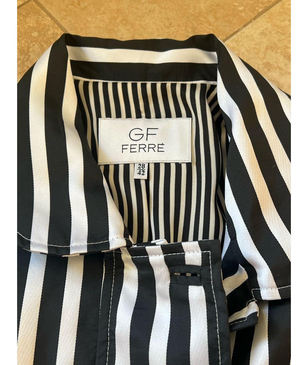 GIANFRANCO FERRE Черный полиэстеровый жакет/пиджак, фото 4