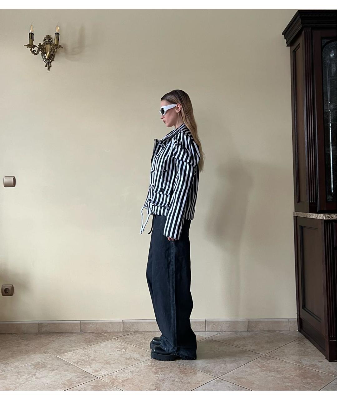 GIANFRANCO FERRE Черный полиэстеровый жакет/пиджак, фото 7