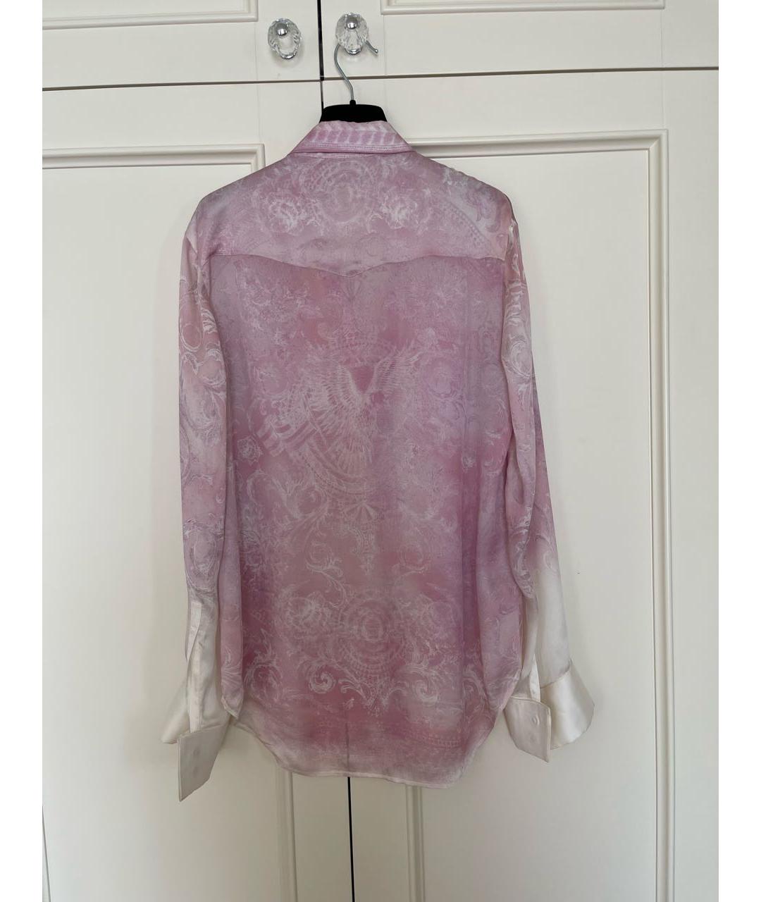 BALMAIN Розовая шелковая блузы, фото 2