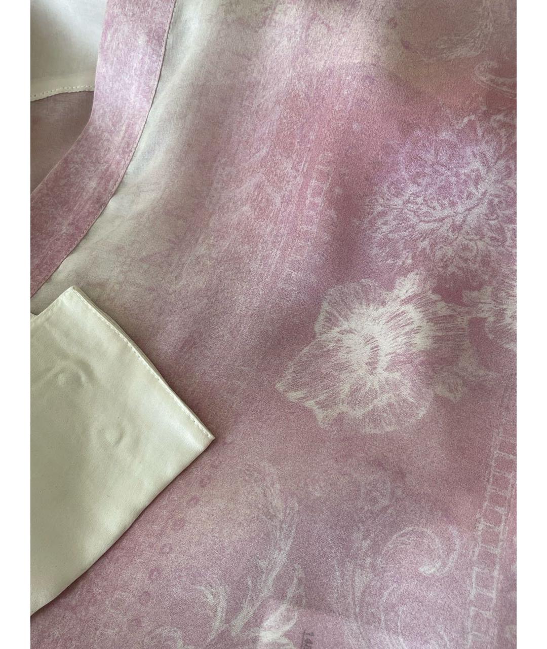 BALMAIN Розовая шелковая блузы, фото 7