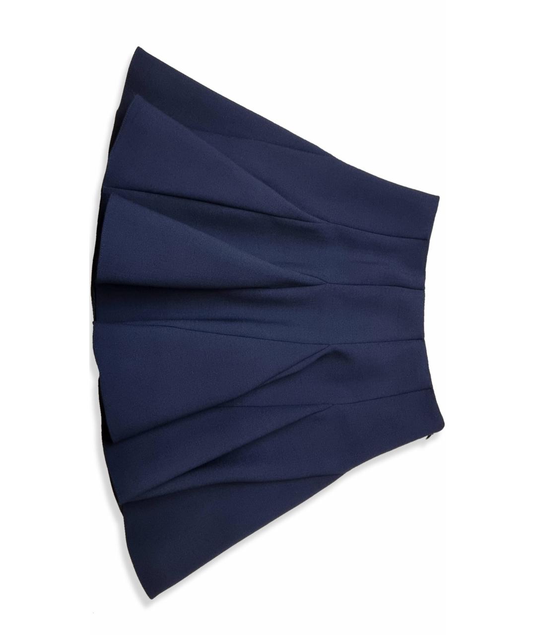 RED VALENTINO Темно-синяя юбка мини, фото 3