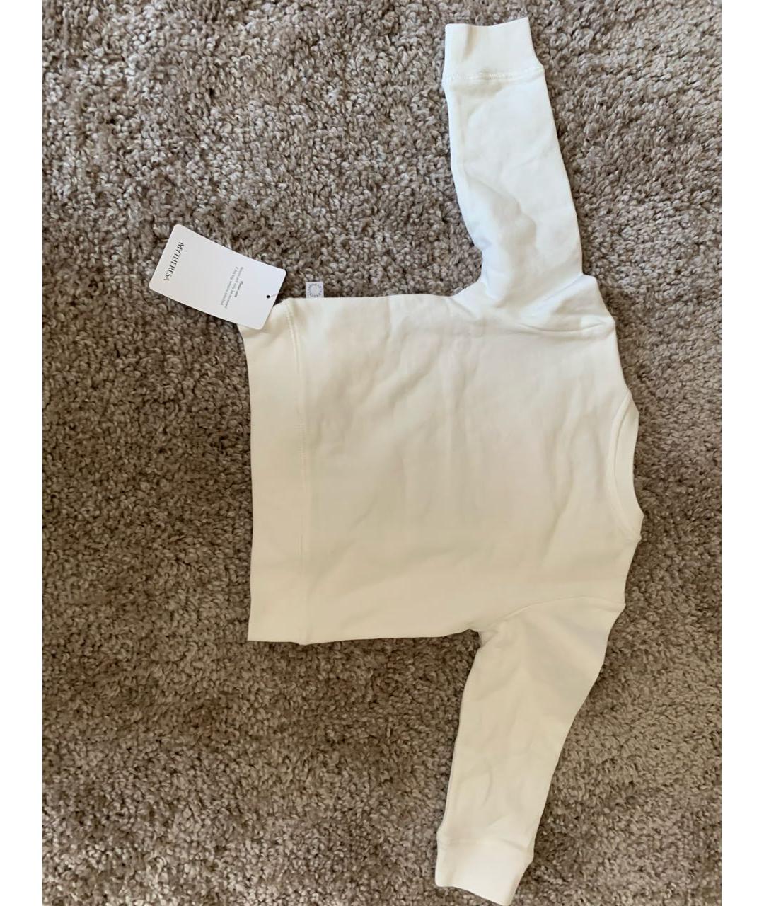 STELLA MCCARTNEY KIDS Белый хлопковый футболка / топ, фото 3