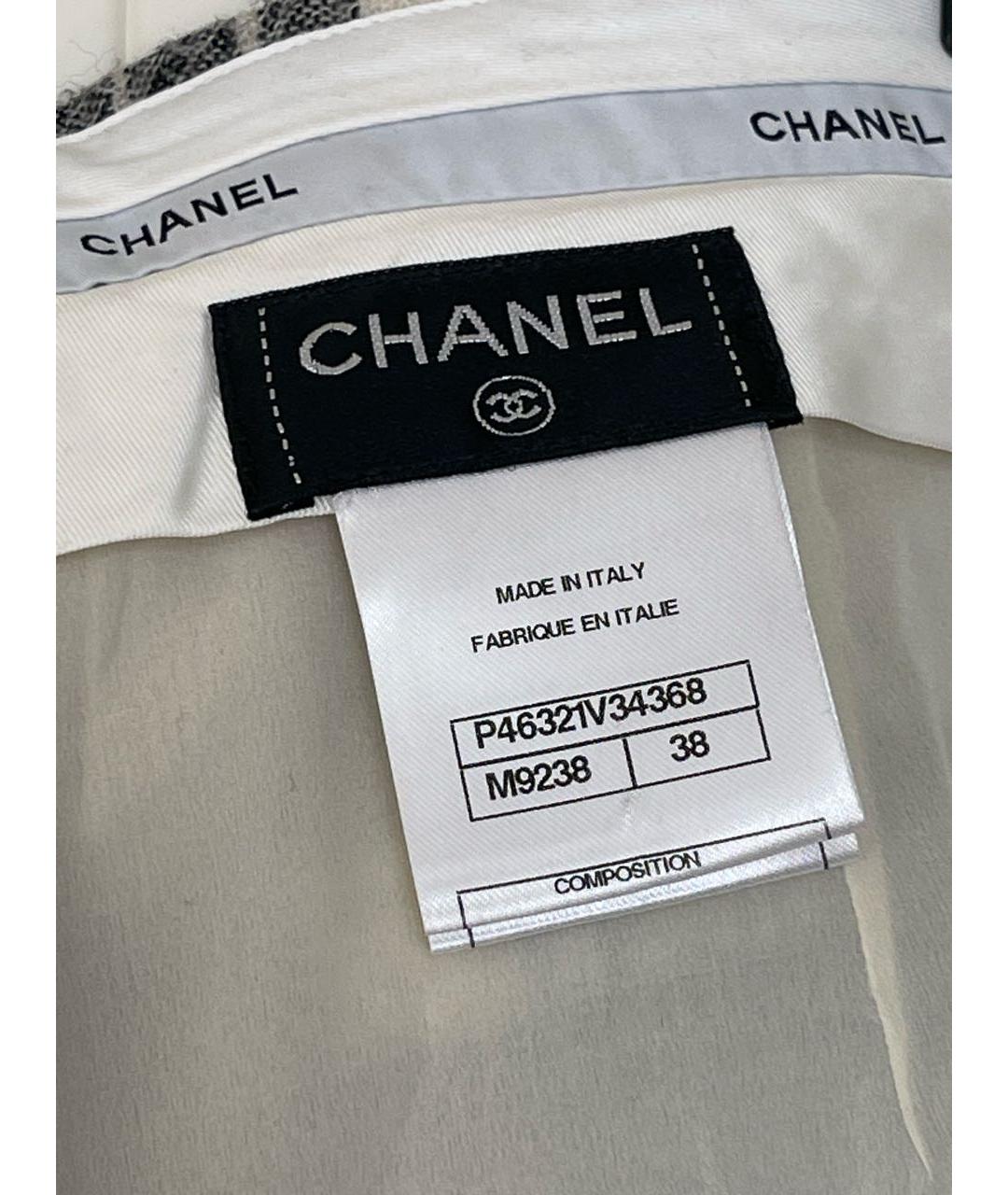 CHANEL Мульти шерстяные бриджи, фото 5