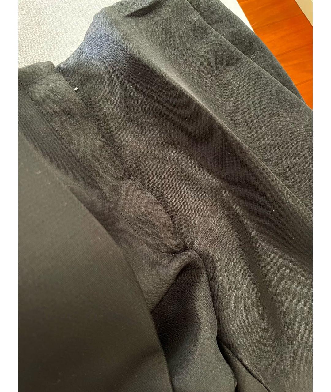 CHRISTIAN DIOR Черные полиэстеровые брюки узкие, фото 4