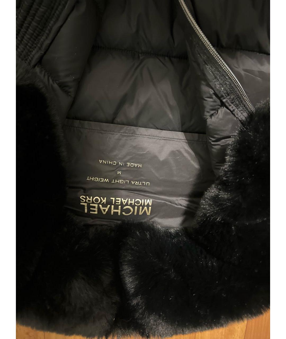 MICHAEL KORS COLLECTION Черная полиэстеровая куртка, фото 3