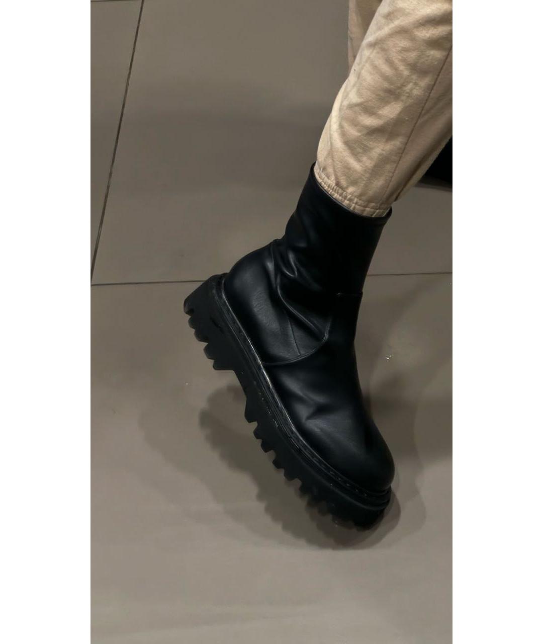 CASADEI Черные кожаные ботинки, фото 6