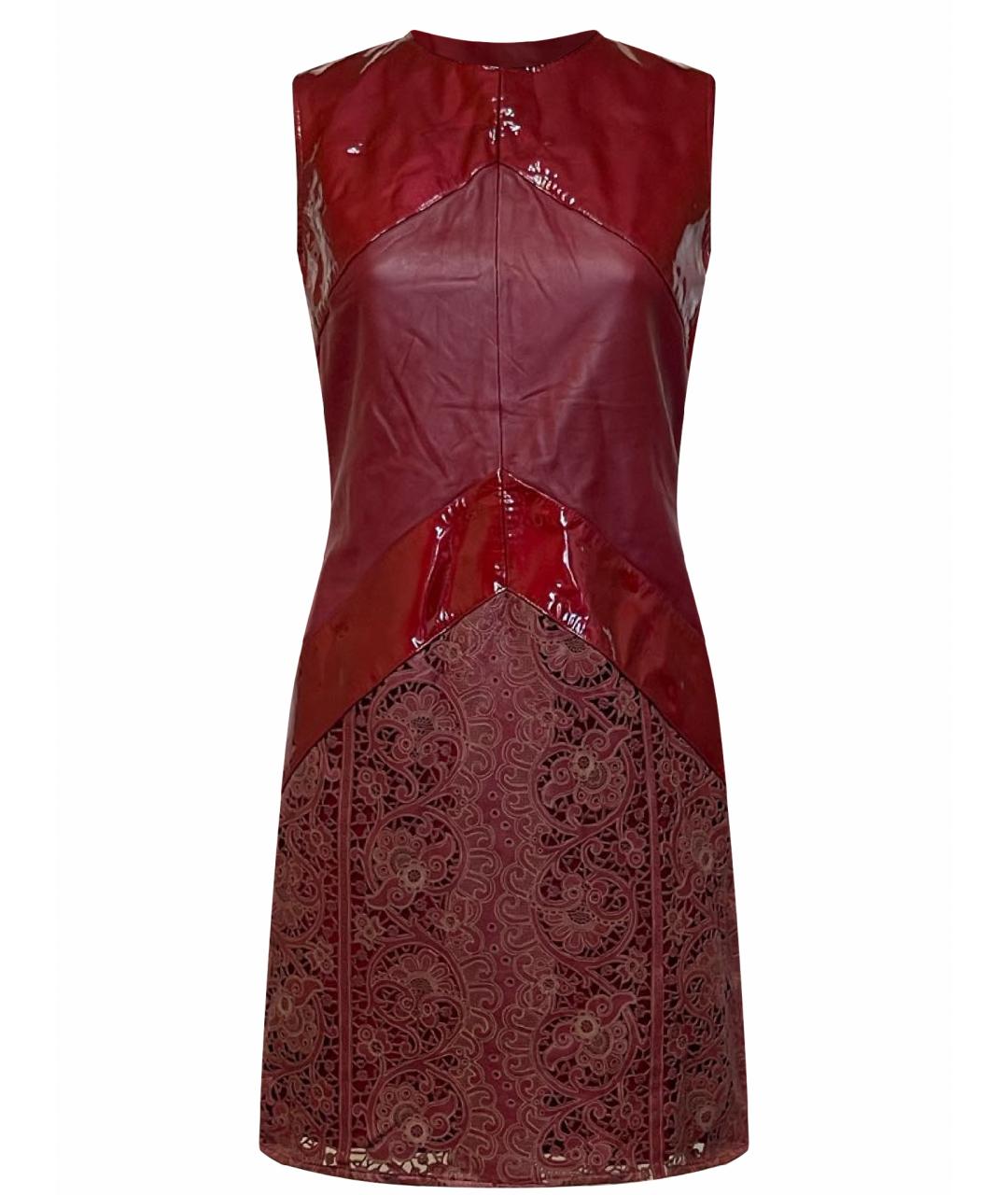 IRFE Красное вискозное коктейльное платье, фото 1