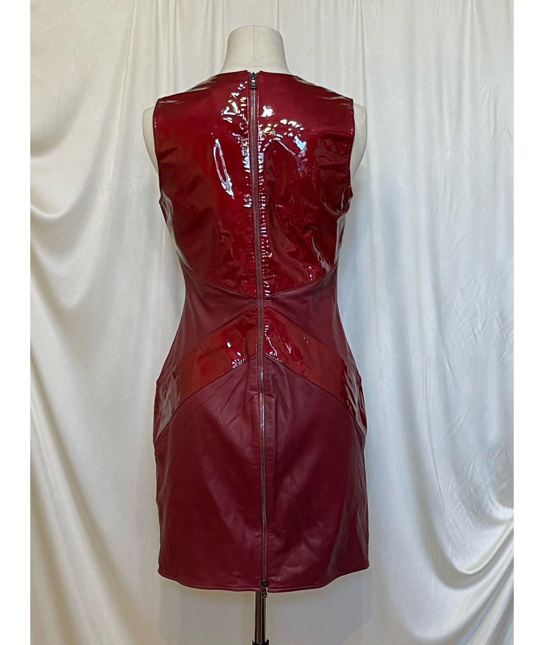 IRFE Красное вискозное коктейльное платье, фото 2