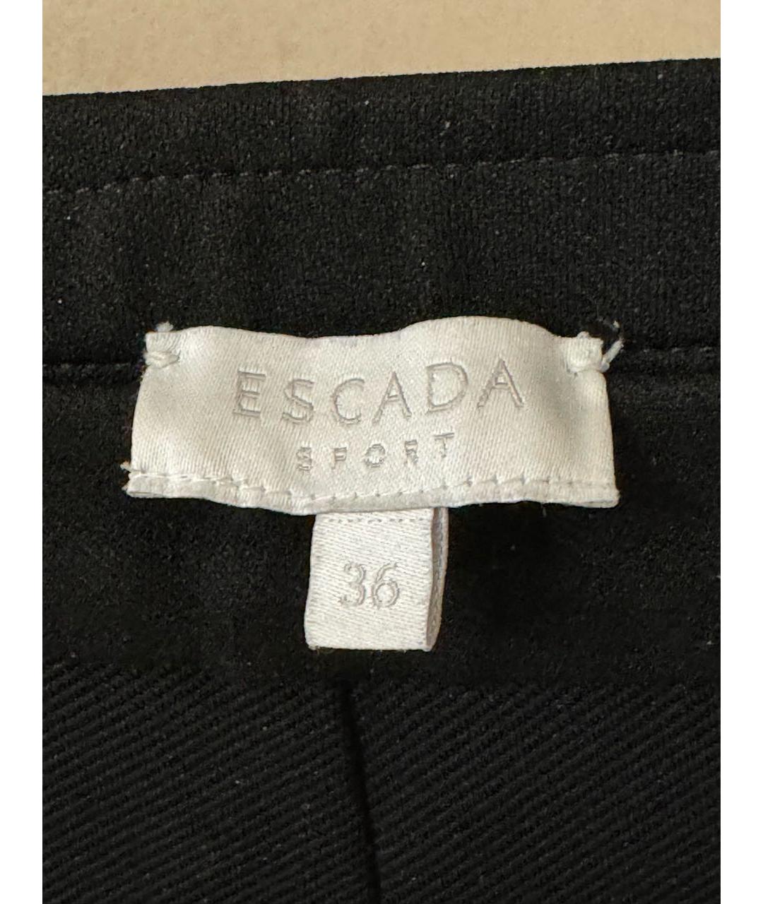 ESCADA Черные брюки узкие, фото 6