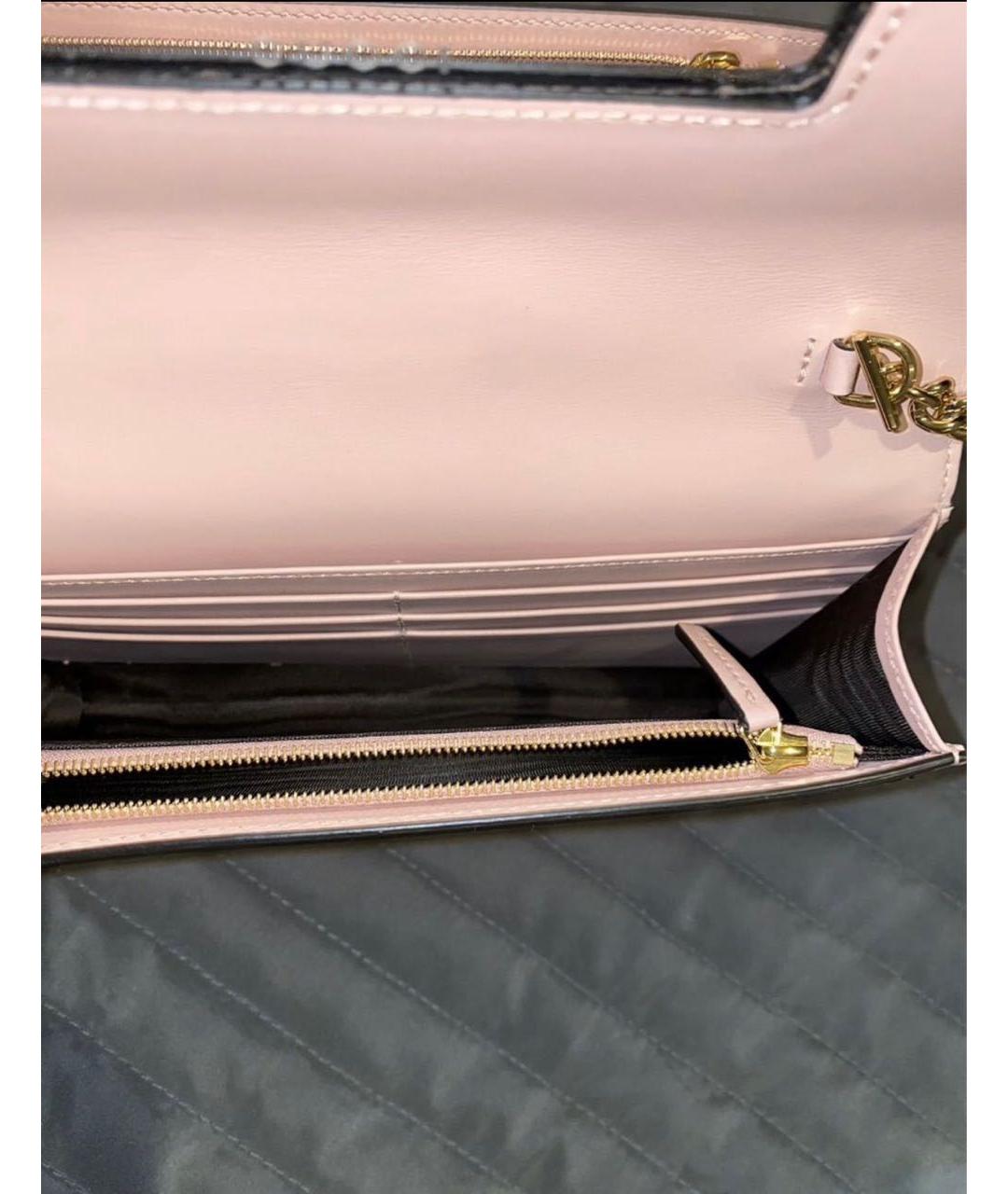 GUCCI Розовая кожаная сумка через плечо, фото 4