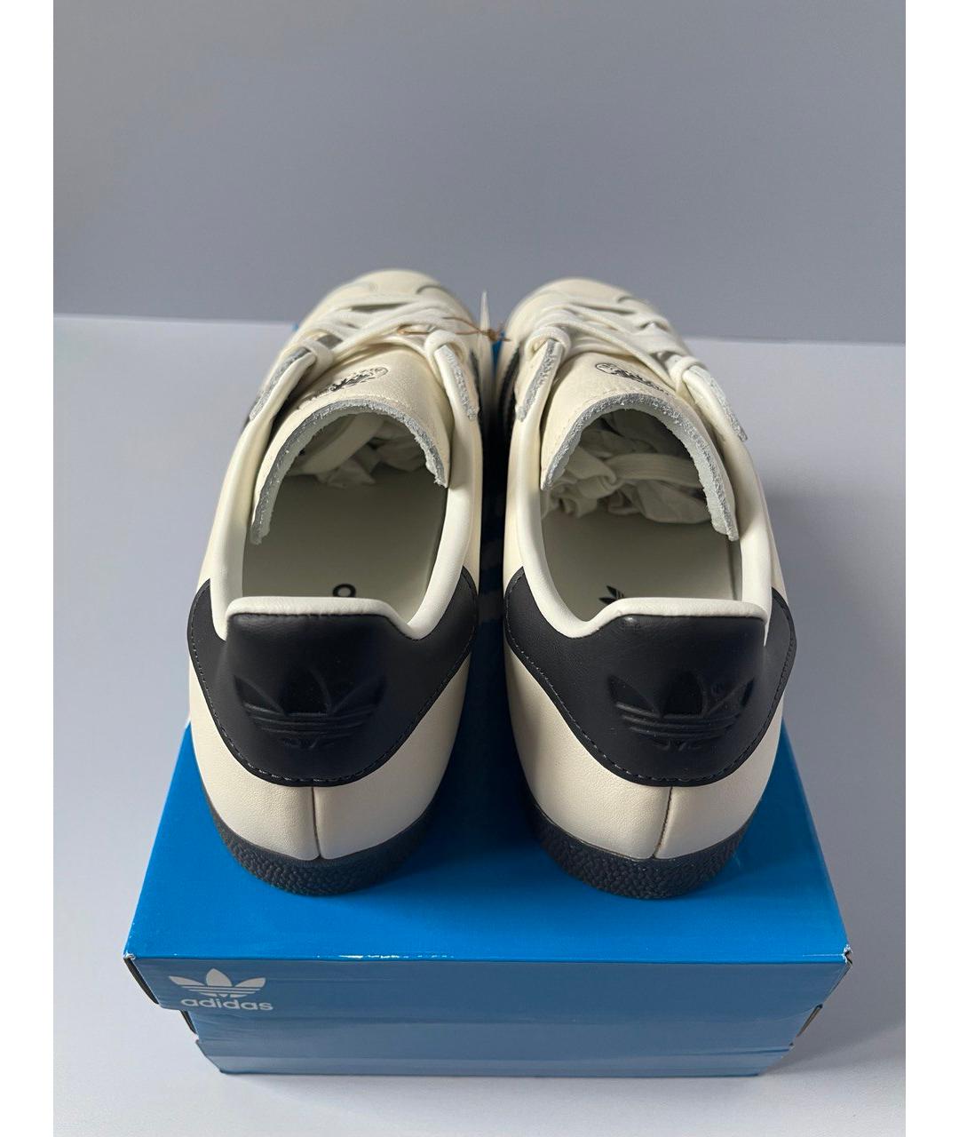ADIDAS Белые кожаные низкие кроссовки / кеды, фото 7