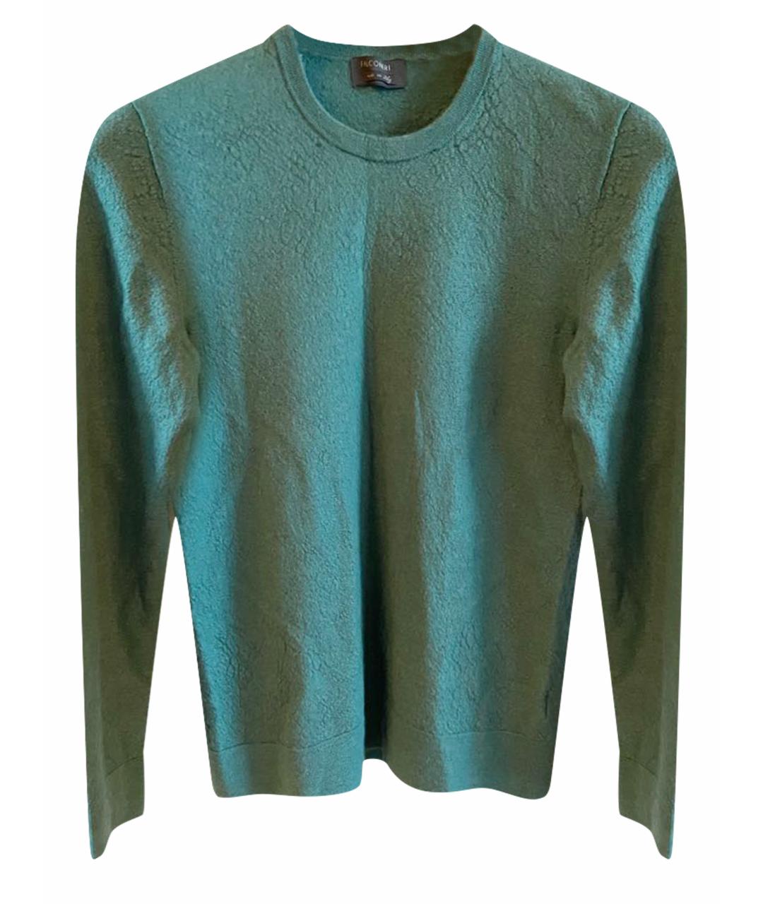 FALCONERI Зеленый кашемировый джемпер / свитер, фото 1