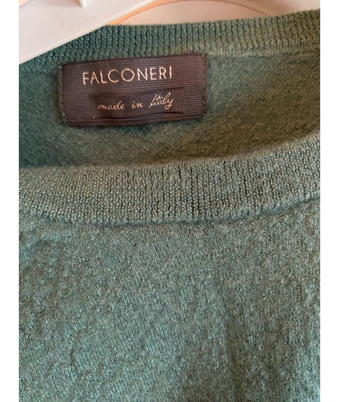 FALCONERI Зеленый кашемировый джемпер / свитер, фото 3