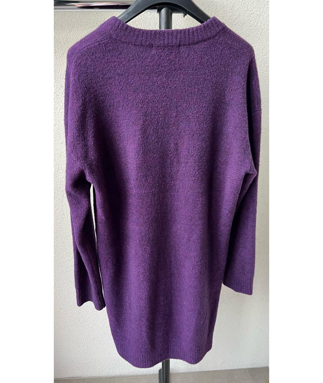 BALENCIAGA Фиолетовый хлопковый джемпер / свитер, фото 2