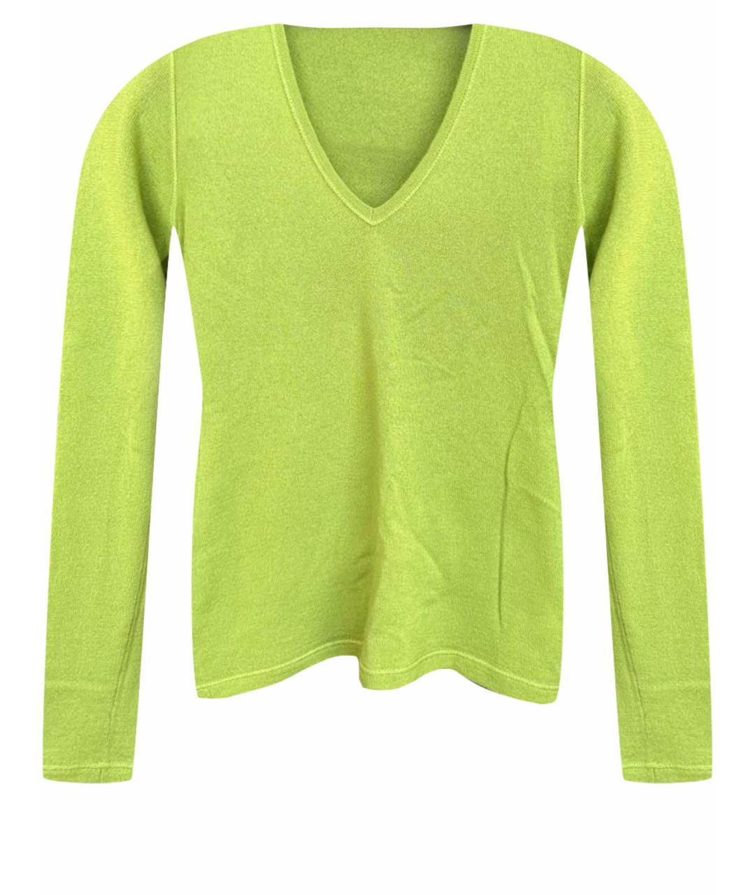 LORO PIANA Зеленый кашемировый джемпер / свитер, фото 1