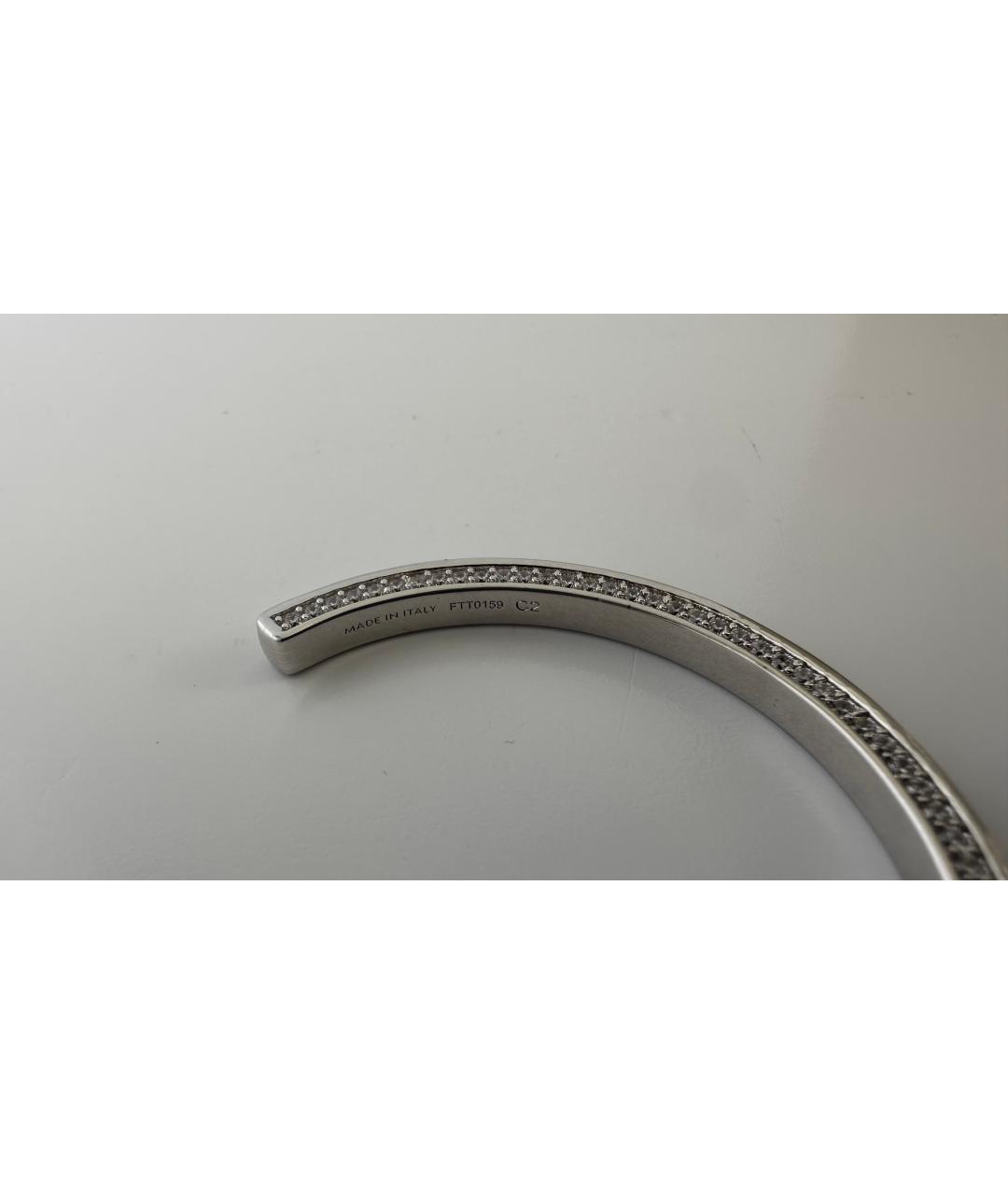 CELINE Серебрянный металлический браслет, фото 4