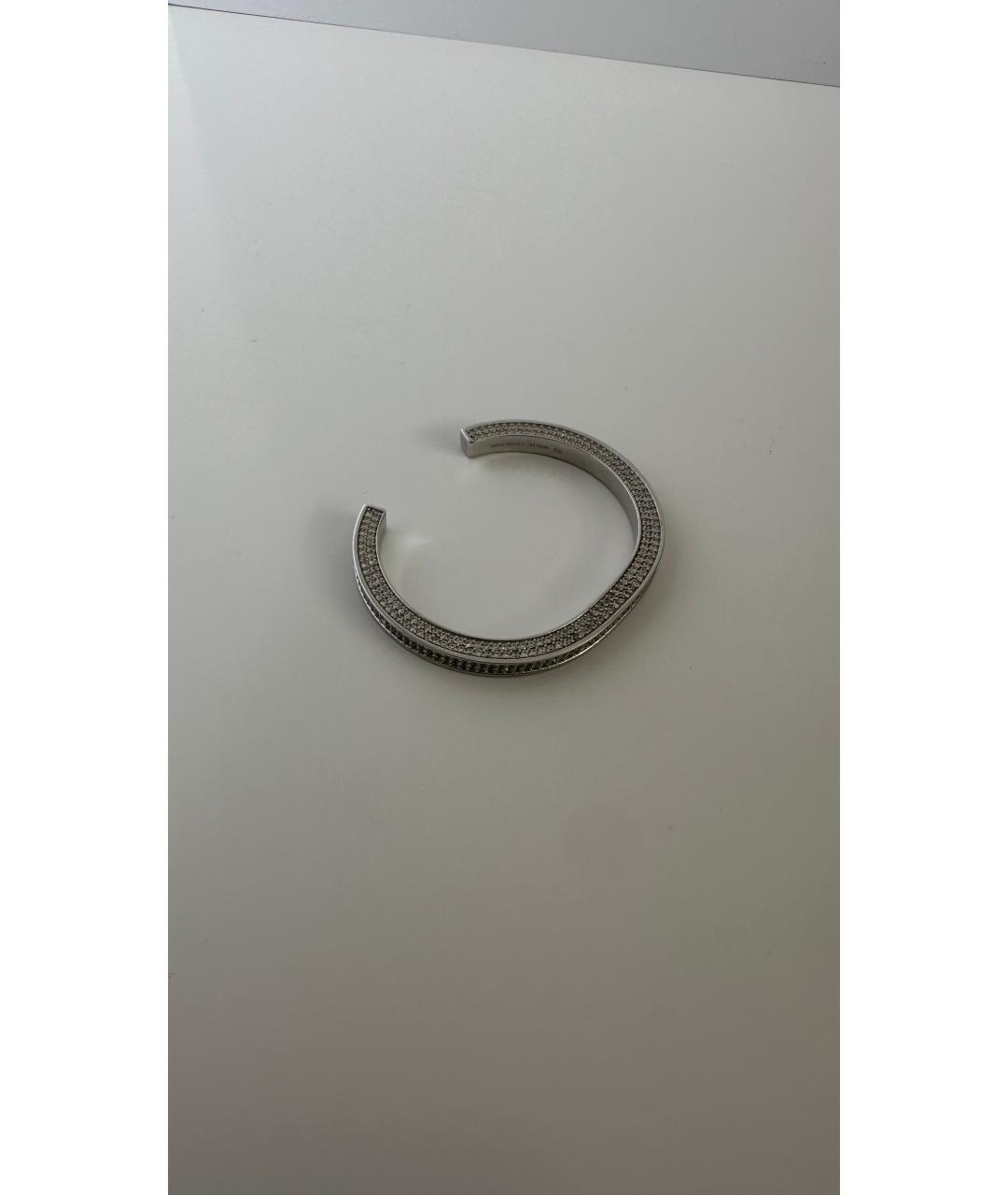 CELINE Серебрянный металлический браслет, фото 8