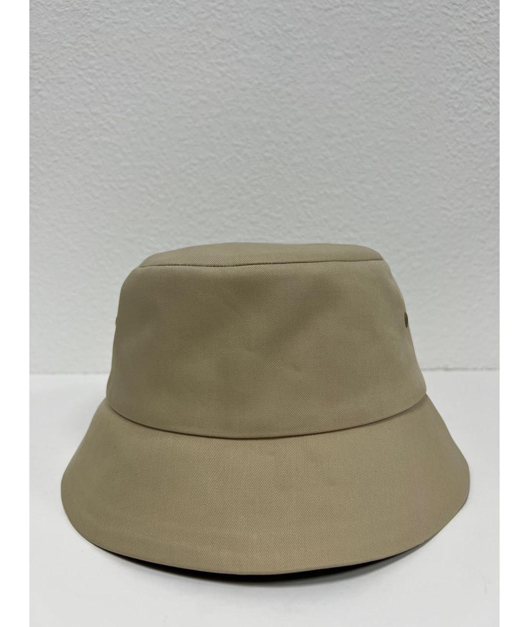 BURBERRY Бежевая хлопковая кепка/бейсболка, фото 5