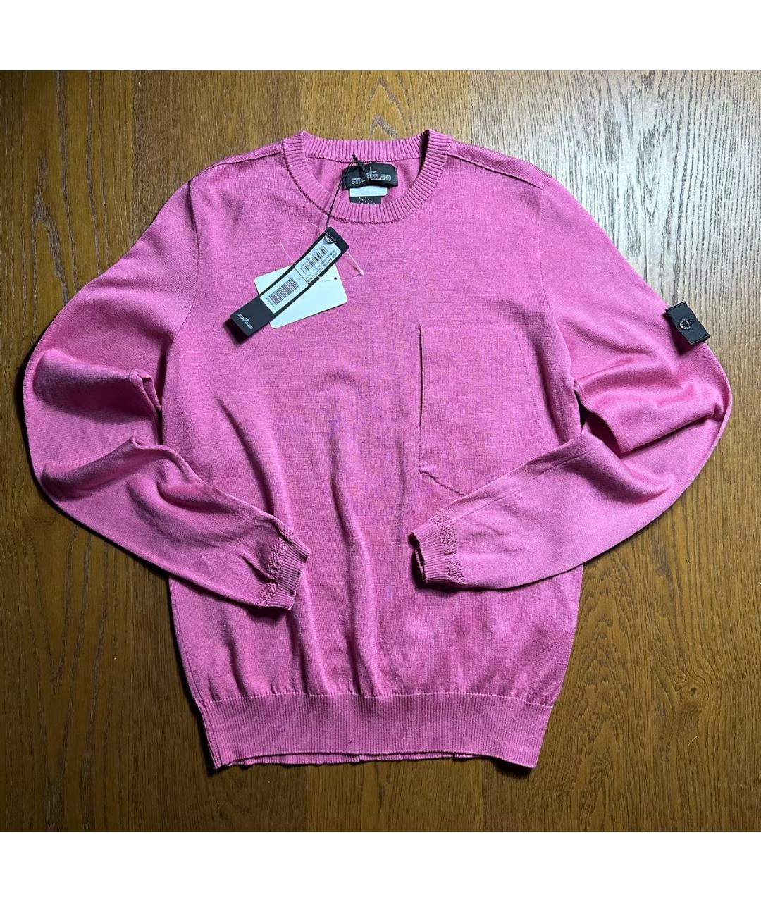 STONE ISLAND SHADOW PROJECT Розовый хлопковый джемпер / свитер, фото 2