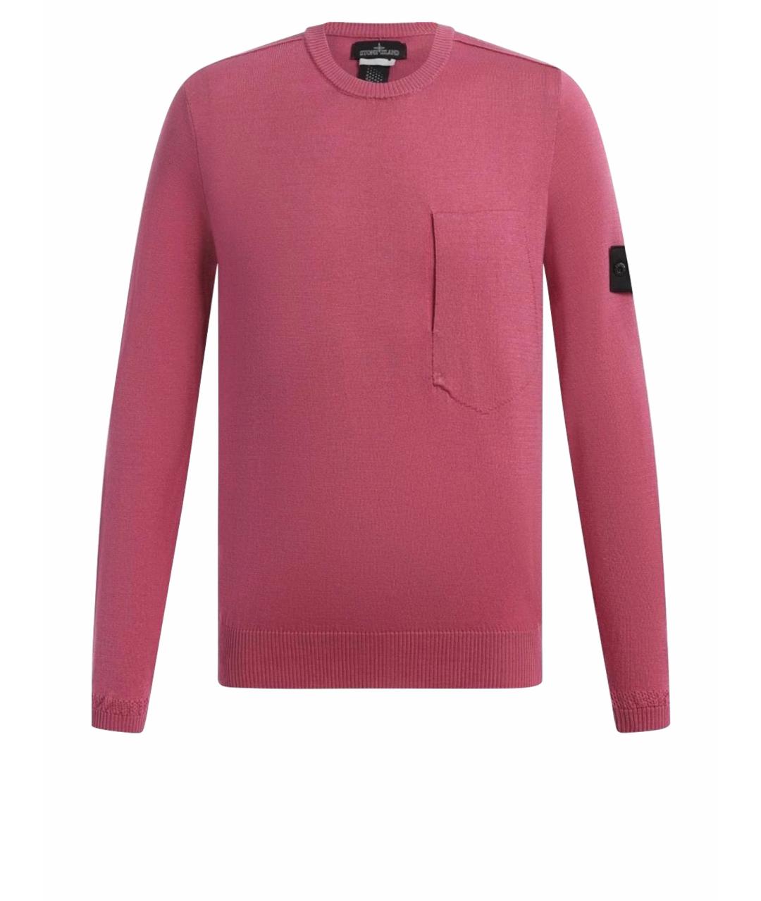 STONE ISLAND SHADOW PROJECT Розовый хлопковый джемпер / свитер, фото 1