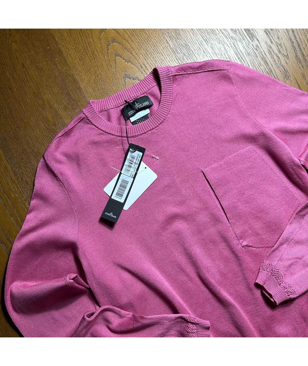 STONE ISLAND SHADOW PROJECT Розовый хлопковый джемпер / свитер, фото 3