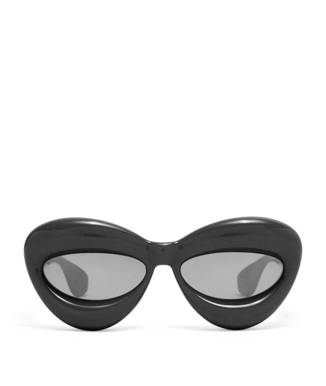 LOEWE Черные пластиковые солнцезащитные очки, фото 6
