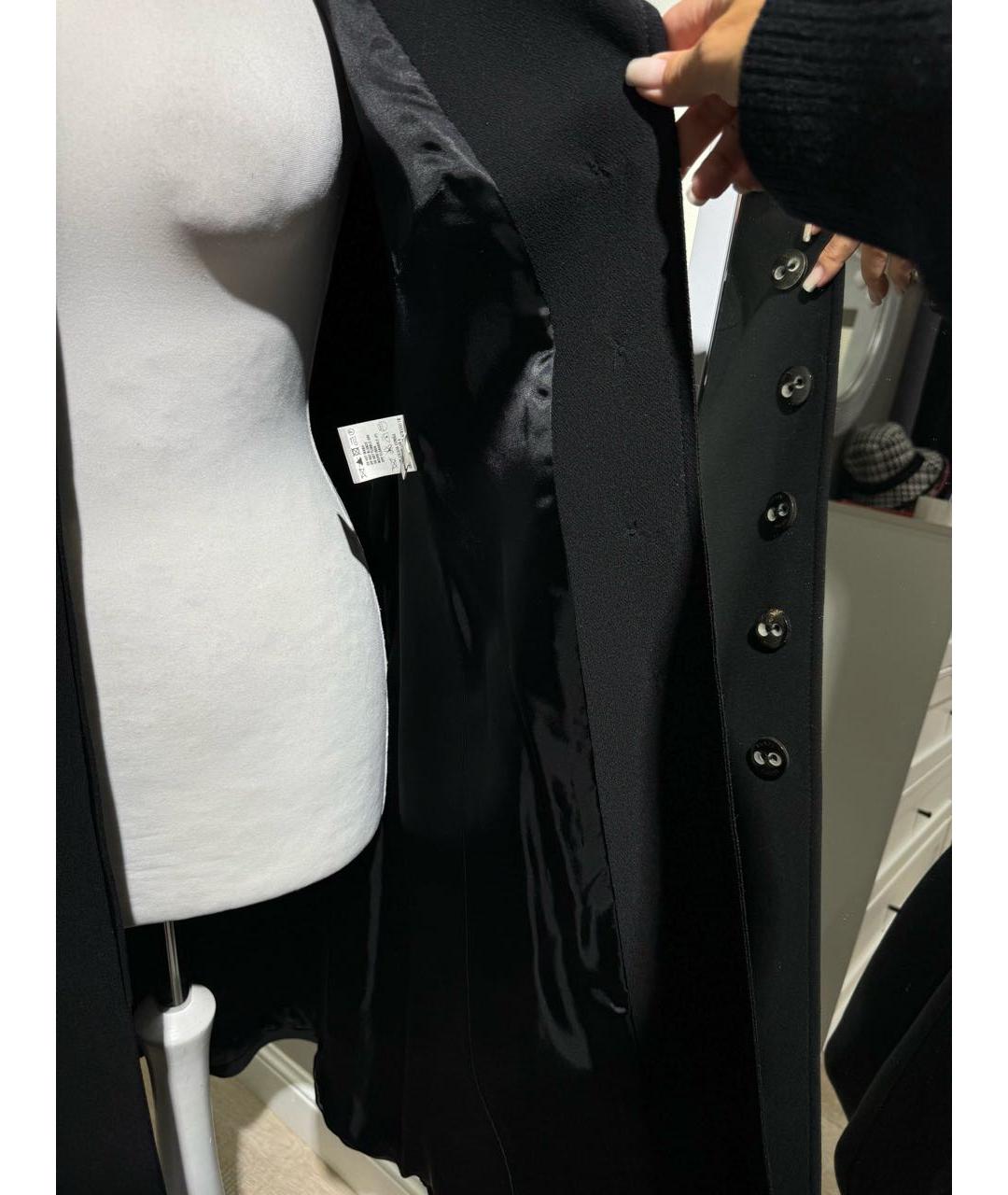 ESCADA Черное шерстяное пальто, фото 6