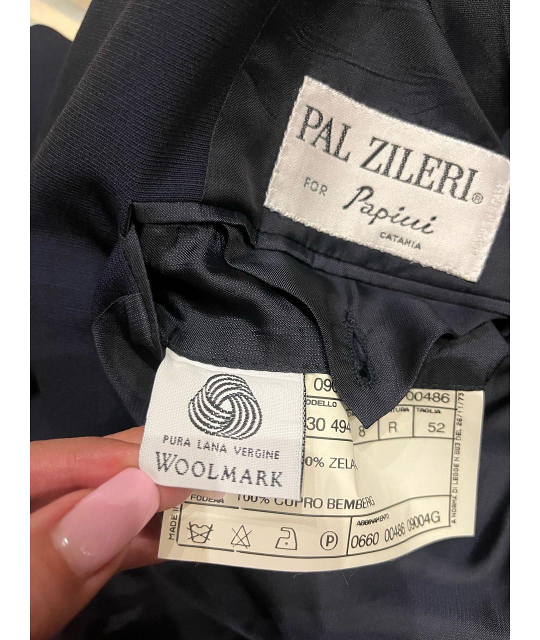 PAL ZILERI Черный шерстяной пиджак, фото 6