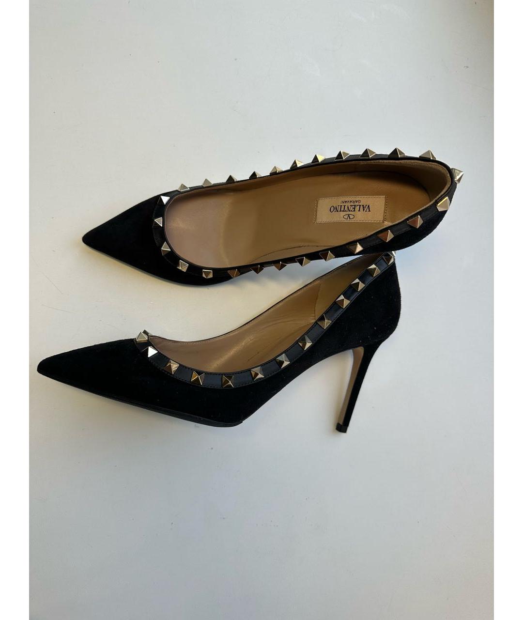 VALENTINO Черные замшевые туфли, фото 3