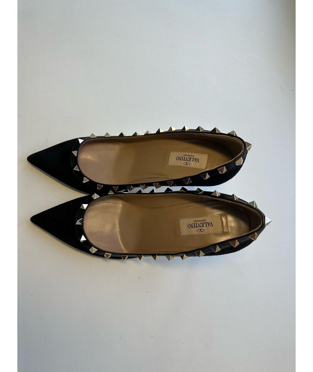 VALENTINO Черные замшевые туфли, фото 2