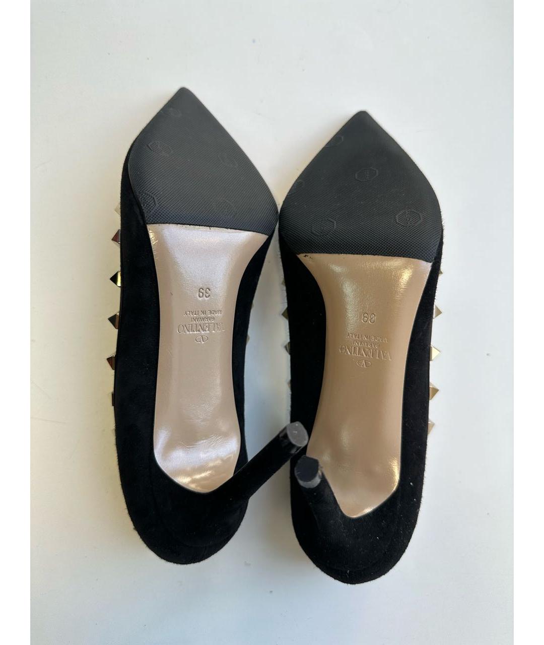 VALENTINO Черные замшевые туфли, фото 5