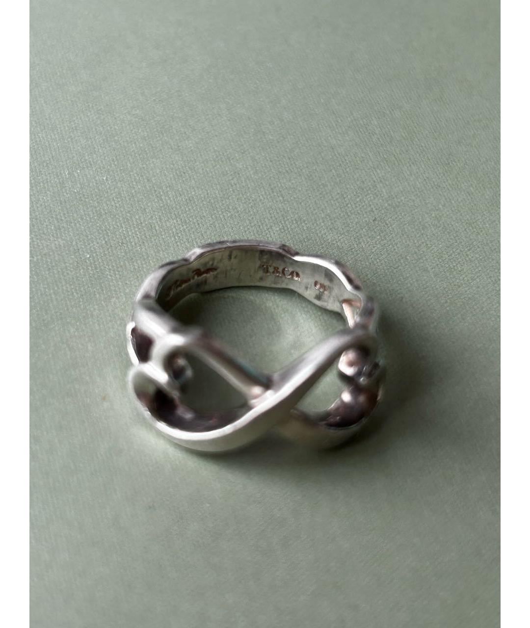 TIFFANY&CO Белое серебряное кольцо, фото 4