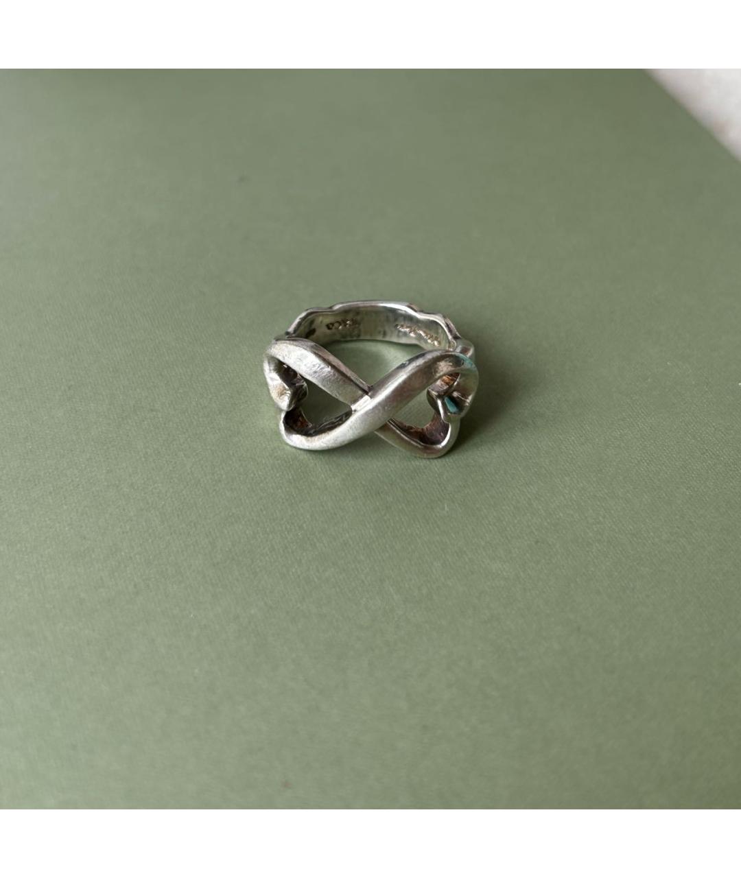 TIFFANY&CO Белое серебряное кольцо, фото 6