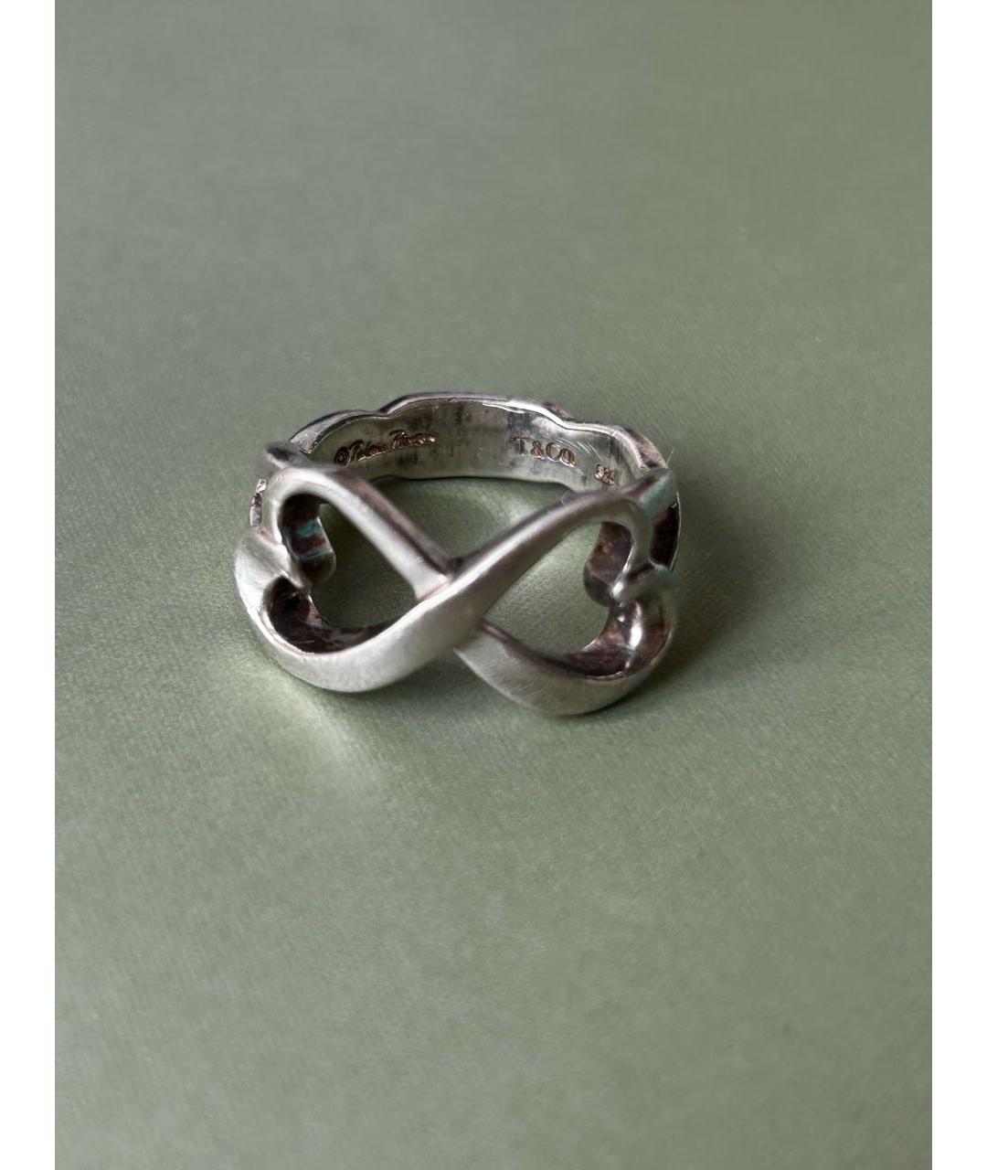 TIFFANY&CO Белое серебряное кольцо, фото 2