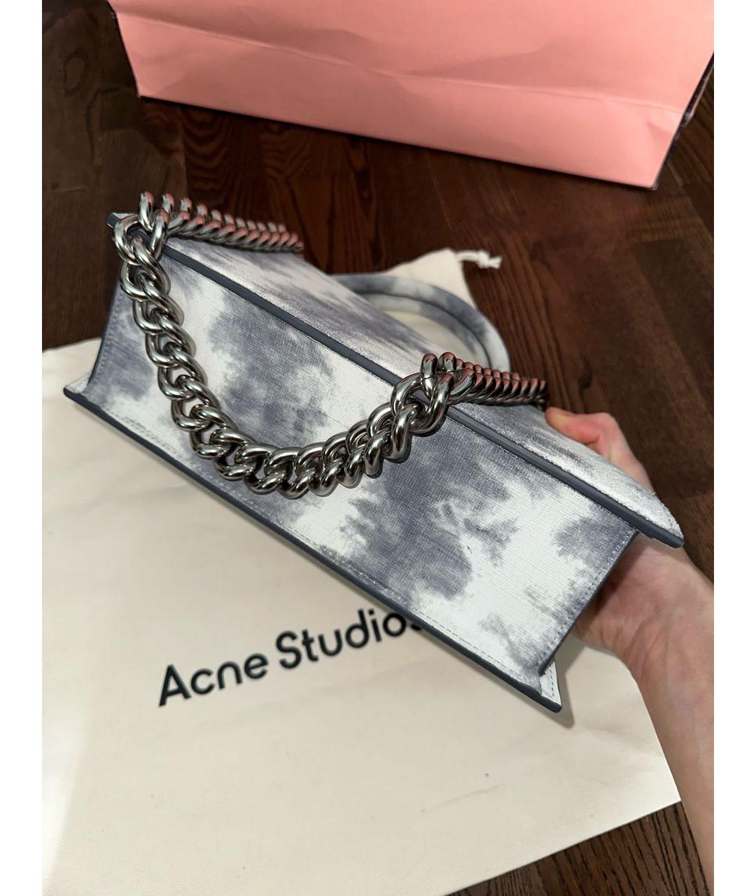 ACNE STUDIOS Кожаная сумка с короткими ручками, фото 5
