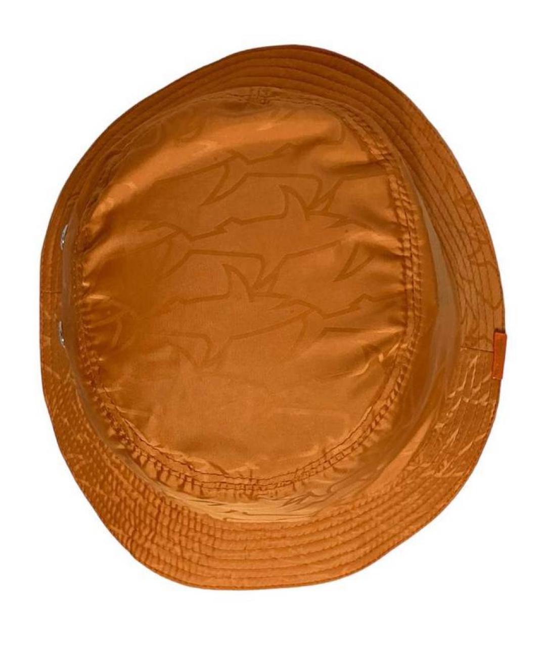 PAUL & SHARK Оранжевая синтетическая шляпа, фото 6
