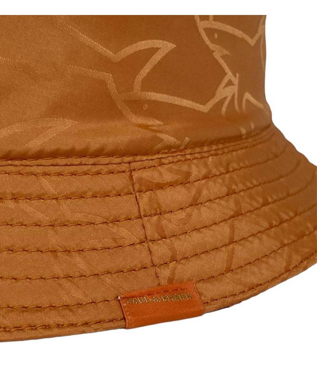 PAUL & SHARK Оранжевая синтетическая шляпа, фото 4
