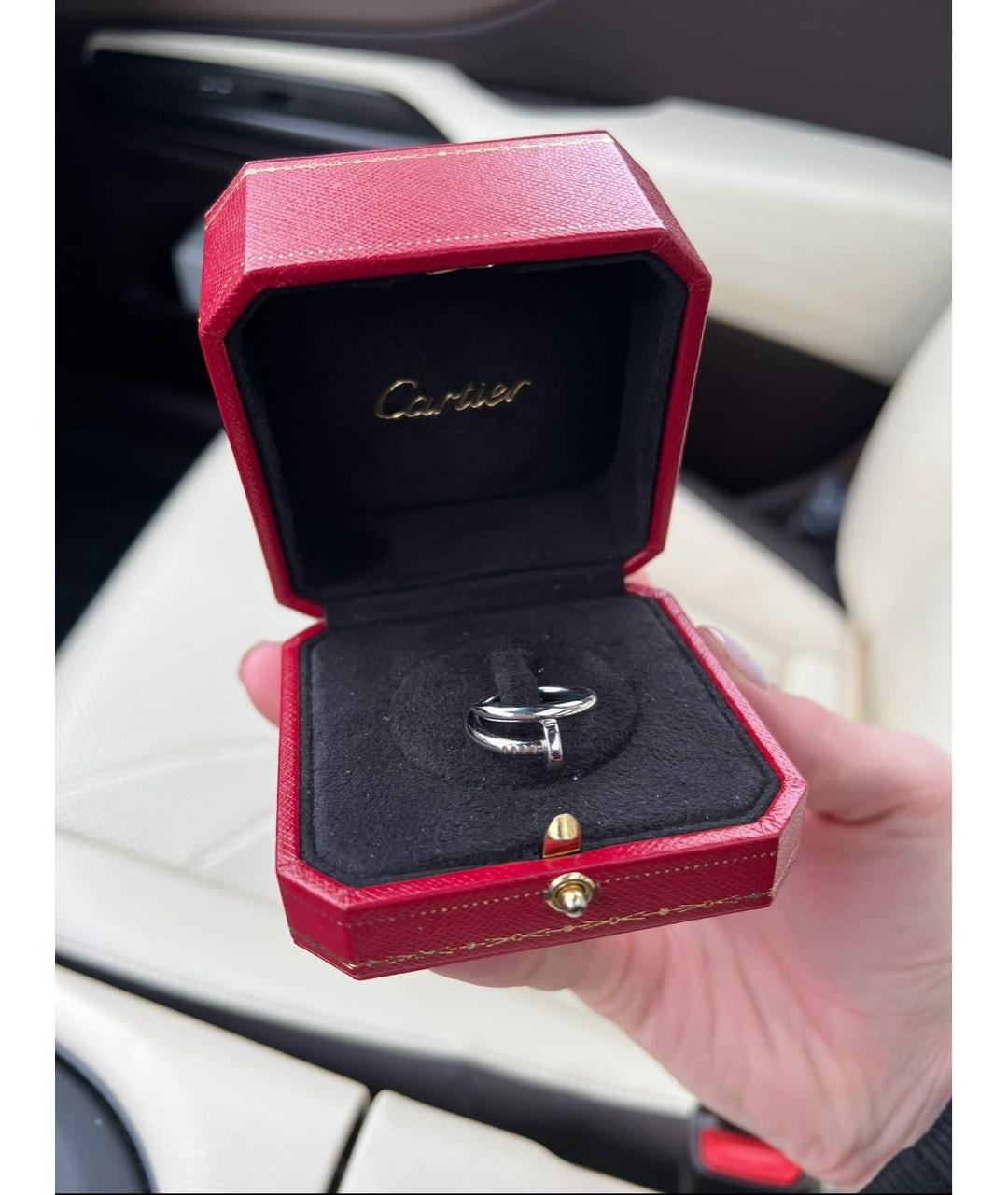 CARTIER Белое кольцо из белого золота, фото 2