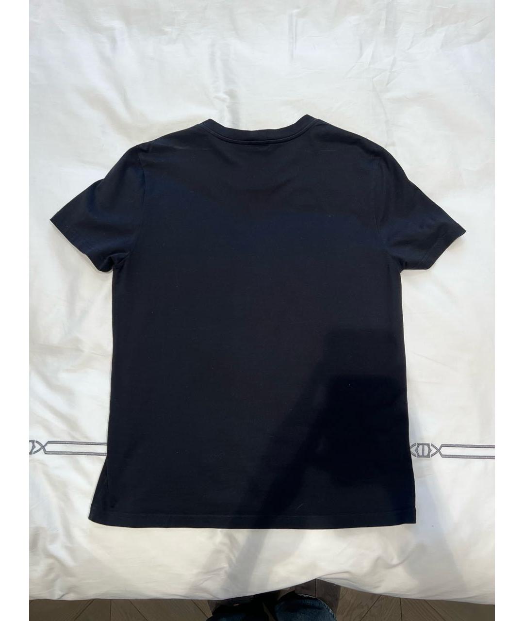CELINE PRE-OWNED Черная хлопковая футболка, фото 2