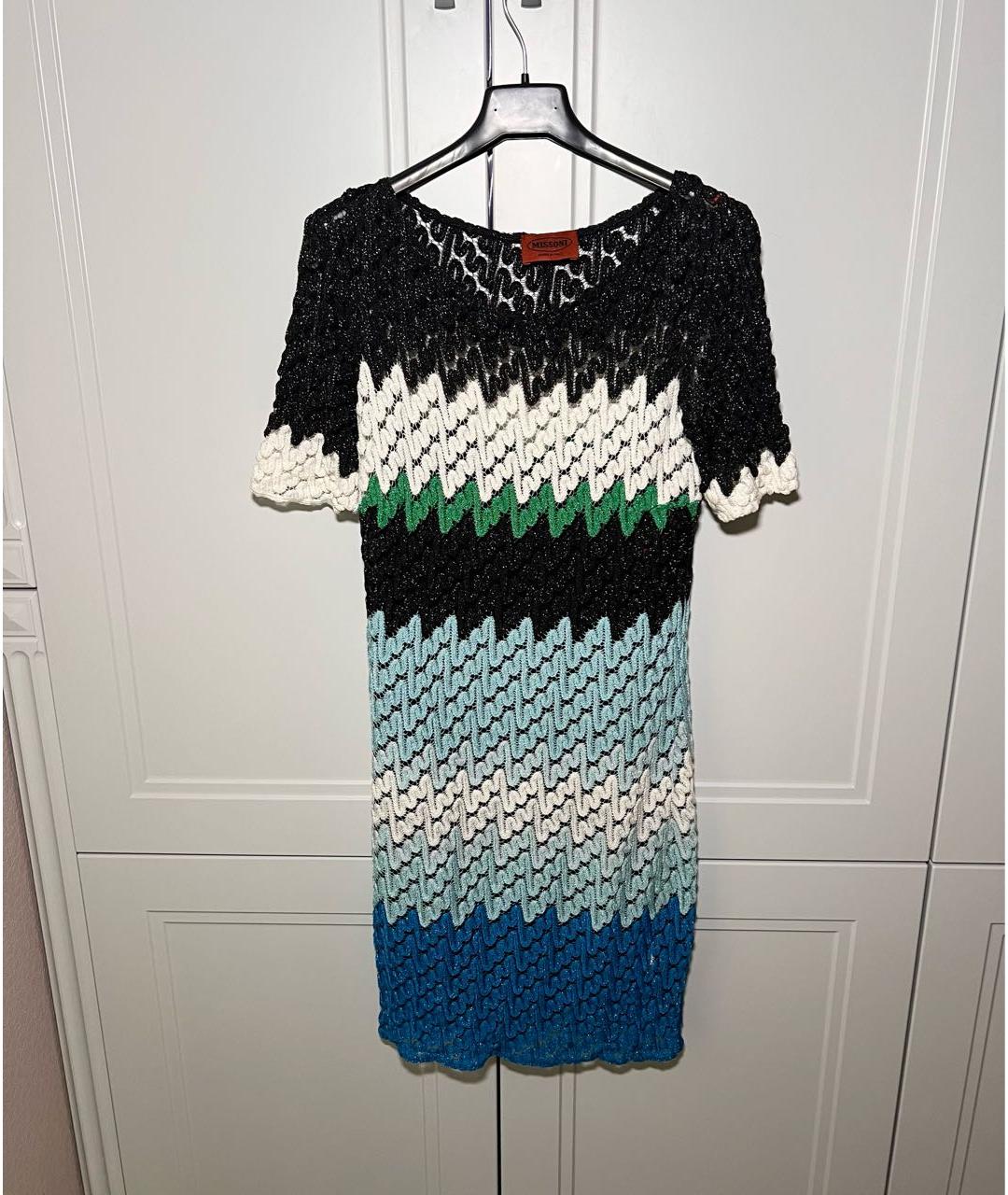 MISSONI Мульти вискозное повседневное платье, фото 6