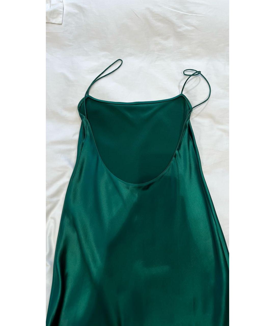 12 STOREEZ Зеленые ацетатное коктейльное платье, фото 6